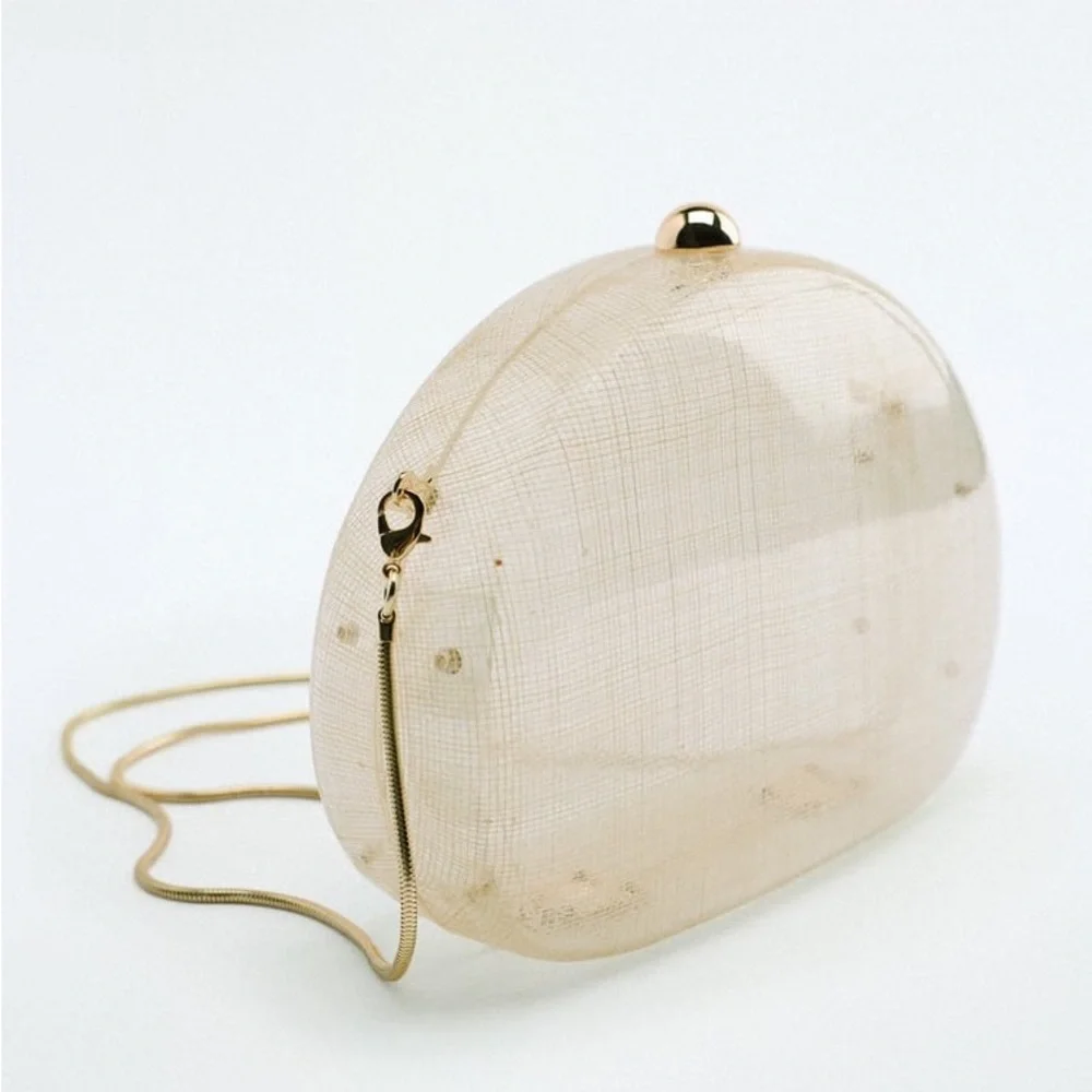 LAST 1!🔥ZARA TRANSPARENT BOX BAG_3
